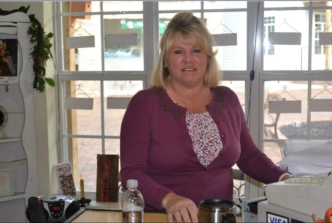 Carson Lane Candles founder working in the early family business